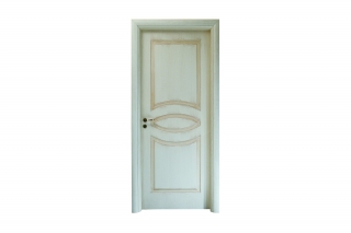 Pastelowe drzwi postarzane